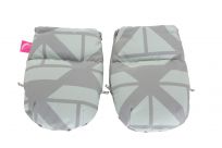 MOTHERHOOD Set fusak do kočárku a rukávnik Softshell Classics Mint MOTHERHOOD Set fusak do kočárku a rukávnik Softshell Classics Mint