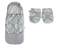 MOTHERHOOD Set fusak do kočárku a rukávnik Softshell Classics Mint MOTHERHOOD Set fusak do kočárku a rukávnik Softshell Classics Mint
