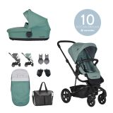 EASYWALKER Set kombinovaný kočárek Harvey2 Coral Green s příslušenstvím EASYWALKER Set kombinovaný kočárek Harvey2 Coral Green s příslušenstvím