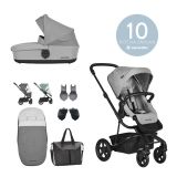 EASYWALKER Set kombinovaný kočárek Harvey2 Stone Grey s příslušenstvím EASYWALKER Set kombinovaný kočárek Harvey2 Stone Grey s příslušenstvím