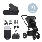 EASYWALKER Set kombinovaný kočárek Harvey2 All-Terrain Night Black s příslušenstvím EASYWALKER Set kombinovaný kočárek Harvey2 All-Terrain Night Black s příslušenstvím