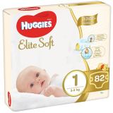 HUGGIES Jednorázové pleny Elite Soft vel. 1, 82 ks