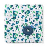 BABYONO Plena bambusová zavinovací 120 x 120 cm + chrastítko borůvka BABYONO Plena bambusová zavinovací 120 x 120 cm + chrastítko borůvka