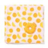 BABYONO Plena bambusová zavinovací 120 x 120 cm + chrastítko pomeranč BABYONO Plena bambusová zavinovací 120 x 120 cm + chrastítko pomeranč