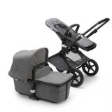 BUGABOO Kočárek kombinovaný Fox2 Classic complete Black/Grey Melange BUGABOO Kočárek kombinovaný Fox2 Classic complete Black/Grey Melange