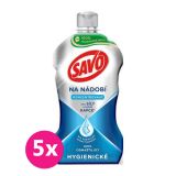 5x SAVO Hygienický přípravek na nádobí 450 ml