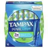 TAMPAX Pearl Compak Super tampony s aplikátorem 16 ks