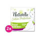 2x NATURELLA Cotton Protection Ultra Maxi hygienické vložky s křidélky 10 ks