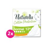 2x NATURELLA Cotton Protection Ultra Normal hygienické vložky s křidélky 12 ks