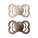 BIBS Supreme dudlíky z přírodního kaučuku 2 ks - vel. 1 Vanilla / Dark Oak BIBS Supreme dudlíky z přírodního kaučuku 2 ks - vel. 1 Vanilla / Dark Oak