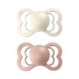 BIBS Supreme dudlíky z přírodního kaučuku 2 ks - vel. 1 Ivory / Blush BIBS Supreme dudlíky z přírodního kaučuku 2 ks - vel. 1 Ivory / Blush