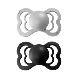 BIBS Supreme dudlíky z přírodního kaučuku 2 ks - vel. 1 Cloud / Black BIBS Supreme dudlíky z přírodního kaučuku 2 ks - vel. 1 Cloud / Black