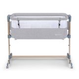 KINDERKRAFT Postýlka dětská polohovatelná Neste Air Grey Wood KINDERKRAFT Postýlka dětská polohovatelná Neste Air Grey Wood