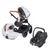 PETITE&MARS Kočárek Rover 2v1 Silver + MAXI-COSI Autosedačka Tinca i-Size (0-13 kg) - Essencial Grap PETITE&MARS Kočárek Rover 2v1 Silver + MAXI-COSI Autosedačka Tinca i-Size (0-13 kg) - Essencial Grap