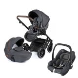 PETITE&MARS Kočárek Rover 2v1 Grey + MAXI-COSI Autosedačka Tinca i-Size (0-13 kg) - Essencial Graphi PETITE&MARS Kočárek Rover 2v1 Grey + MAXI-COSI Autosedačka Tinca i-Size (0-13 kg) - Essencial Graphi