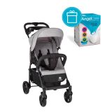 PETITE&MARS Kočárek sportovní Easy Shadow Grey + koš na pleny Angelcare PETITE&MARS Kočárek sportovní Easy Shadow Grey + koš na pleny Angelcare