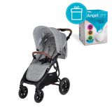 VALCO BABY Kočárek Snap 4 Sport Trend Black Grey marle + koš na pleny Angelcare VALCO BABY Kočárek Snap 4 Sport Trend Black Grey marle + koš na pleny Angelcare