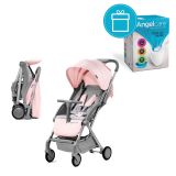 KINDERKRAFT Sportovní kočárek Pilot – Pink + koš na pleny Angelcare KINDERKRAFT Sportovní kočárek Pilot – Pink + koš na pleny Angelcare