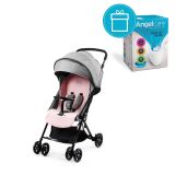KINDERKRAFT Kočárek Lite Up pink + koš na pleny Angelcare KINDERKRAFT Kočárek Lite Up pink + koš na pleny Angelcare