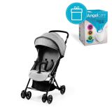 KINDERKRAFT Kočárek Lite Up gray + koš na pleny Angelcare KINDERKRAFT Kočárek Lite Up gray + koš na pleny Angelcare
