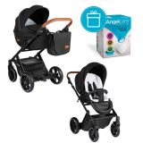PETITE&MARS Kočárek kombinovaný Rover 2v1 Black + koš na pleny Angelcare PETITE&MARS Kočárek kombinovaný Rover 2v1 Black + koš na pleny Angelcare
