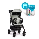 PETITE&MARS Kočárek sportovní Easy Iron Green + koš na pleny Angelcare PETITE&MARS Kočárek sportovní Easy Iron Green + koš na pleny Angelcare