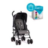 PETITE&MARS Kočárek Musca Carbon Grey + koš na pleny Angelcare PETITE&MARS Kočárek Musca Carbon Grey + koš na pleny Angelcare