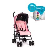 PETITE&MARS Kočárek Musca Rose Pink + koš na pleny Angelcare PETITE&MARS Kočárek Musca Rose Pink + koš na pleny Angelcare