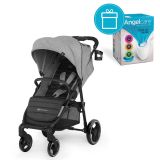 KINDERKRAFT Kočárek sportovní Grande City Grey + koš na pleny Angelcare KINDERKRAFT Kočárek sportovní Grande City Grey + koš na pleny Angelcare