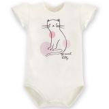 PINOKIO Body krátký rukáv Cat Sweet cherry vel. 68 PINOKIO Body krátký rukáv Cat Sweet cherry vel. 68