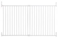 DREAMBABY Zábrana bezpečnostná Broadway 2-panelová extra široká 76-134,5 cm biela