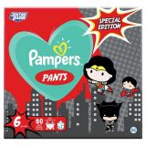 PAMPERS Plenkové kalhotky Pants vel. 6, 60 ks, 15 kg+ Warner Bros LTD