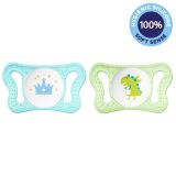CHICCO Šidítko Physio Micro silikonové chlapec - korunka/dráček 2 ks, 0-2 m+ CHICCO Šidítko Physio Micro silikonové chlapec - korunka/dráček 2 ks, 0-2 m+