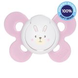 CHICCO Šidítko Physio Comfort silikonové děvče - zajíček 1 ks, 0-6 m CHICCO Šidítko Physio Comfort silikonové děvče - zajíček 1 ks, 0-6 m
