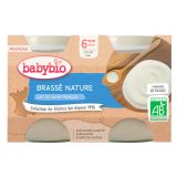 BABYBIO Brass z francúzskeho mlieka natur 2x130 g