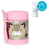 SKIP HOP Zoo Termoska na jídlo se lžičko/vidličkou Leopard 325 ml, 12 m+ + AQUAINT 500 ml SKIP HOP Zoo Termoska na jídlo se lžičko/vidličkou Leopard 325 ml, 12 m+ + AQUAINT 500 ml
