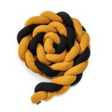 ESECO Mantinel pletený 180 cm black - mustard ESECO Mantinel pletený 180 cm black - mustard