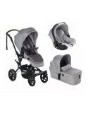 JANÉ Kočárek kombinovaný Crosswalk R+ Micro + Koos i-size R1 Dim grey JANÉ Kočárek kombinovaný Crosswalk R+ Micro + Koos i-size R1 Dim grey
