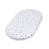 CEBA Prostěradlo do kočárku 73-80x30-37cm 2ks Light Grey + Bird World CEBA Prostěradlo do kočárku 73-80x30-37cm 2ks Light Grey + Bird World