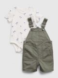 GAP Set 2dílný body kr. rukáv, kalhoty s laclem chlapec 0-3m GAP Set 2dílný body kr. rukáv, kalhoty s laclem chlapec 0-3m