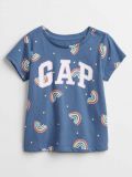 GAP Tričko krátký rukáv Blue Logo dívka 3r GAP Tričko krátký rukáv Blue Logo dívka 3r