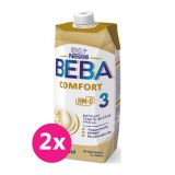 2x BEBA COMFORT 3 HM-O batolecí tekutá mléčná výživa 12+, tetra pack 500 ml