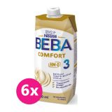 6x BEBA COMFORT 3 HM-O batolecí tekutá mléčná výživa 12+, tetra pack 500 ml