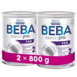 2x BEBA EXPERTpro HA 2, 800 g - Pokračovací kojenecké mléko