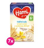 7x HAMI Mléčná kaše krupicová vanilková na dobrou noc 225 g