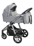BABY DESIGN Kočárek kombinovaný Husky 107 Silver Gray BABY DESIGN Kočárek kombinovaný Husky 107 Silver Gray