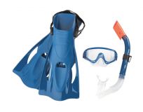 BESTWAY Set šnorchlovací MERIDIAN- ploutve, brýle, šnorchl modrý BESTWAY Set šnorchlovací MERIDIAN- ploutve, brýle, šnorchl modrý