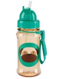 SKIP HOP Zoo Hrnek s brčkem bez PVC a BPA Mopslík 12m + SKIP HOP Zoo Hrnek s brčkem bez PVC a BPA Mopslík 12m +