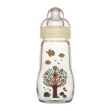 MAM Lahev skleněná Feel good 260 ml, 2m+ bílá MAM Lahev skleněná Feel good 260 ml, 2m+ bílá