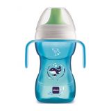 MAM Hrnek na učení Fun to drink cup 270 ml, 8m+ modrý MAM Hrnek na učení Fun to drink cup 270 ml, 8m+ modrý